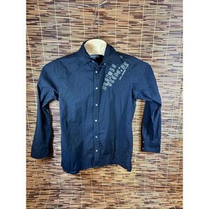 Quest Men’s Large Embroidered Guitar Large Shirt